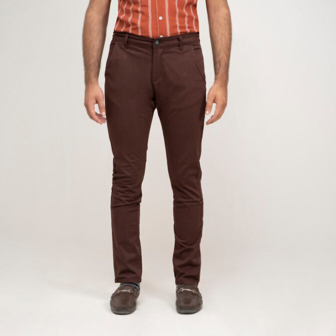 Men's cotton chino pants – slim fit, breathable fabric, ideal for smart casual and formal wear.