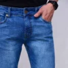 Men's denim jeans – slim fit, durable fabric, perfect for casual and streetwear fashion.