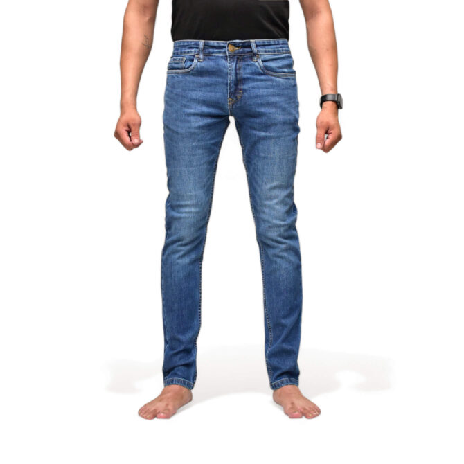 Men's denim jeans – slim fit, durable fabric, perfect for casual and streetwear fashion.