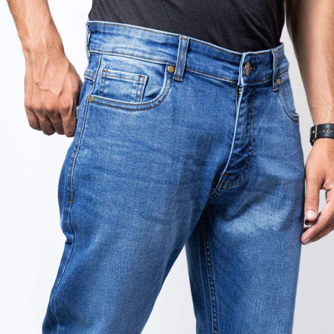 NeotroFits Slim Fit Jeans Light Blue - Image 4
