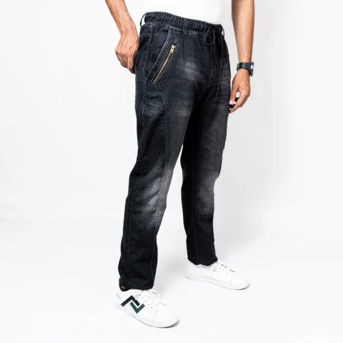 Neotrofits Denim Trousers Black - Image 2