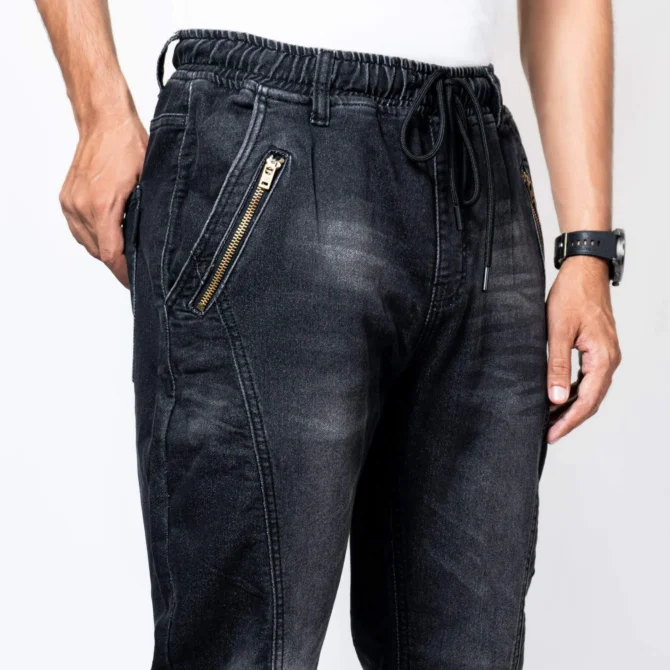 Neotrofits Denim Trousers Black - Image 4